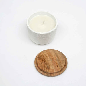 English Elm Jar Candle - Handcrafted Eco-Friendly Mimosa Scented Candle With Wooden Lid, 7Oz For Serenity B346P369773
