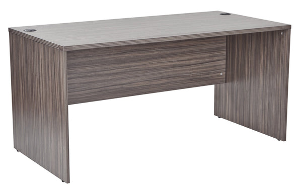 OSP Home Furnishings Lodi Modular Desk Shell with Cord Management and Scratch Resistant Laminate Work Surface 60X30 LOD-03-URB