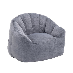 English Elm Bean Bag Sofa Chair with Armrests Memory Foam Filled Oversized Lounge Seat Adults W2200P390381