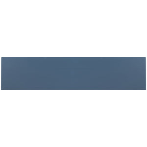 English Elm U_style Wide Painted Console Table Four Drawers Open Shelves Foyer Living Room Navy Blue N711P410406V