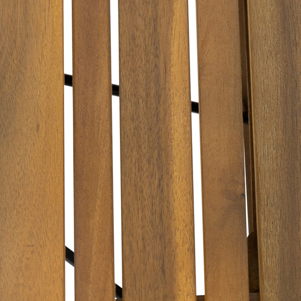 English Elm Christopher Knight Home® - KYOTO SIDE TABLE Foldable Slat-Top Wood Accent Table with Classic Leg Frame, Compact 21.5" W Teak 69317.00