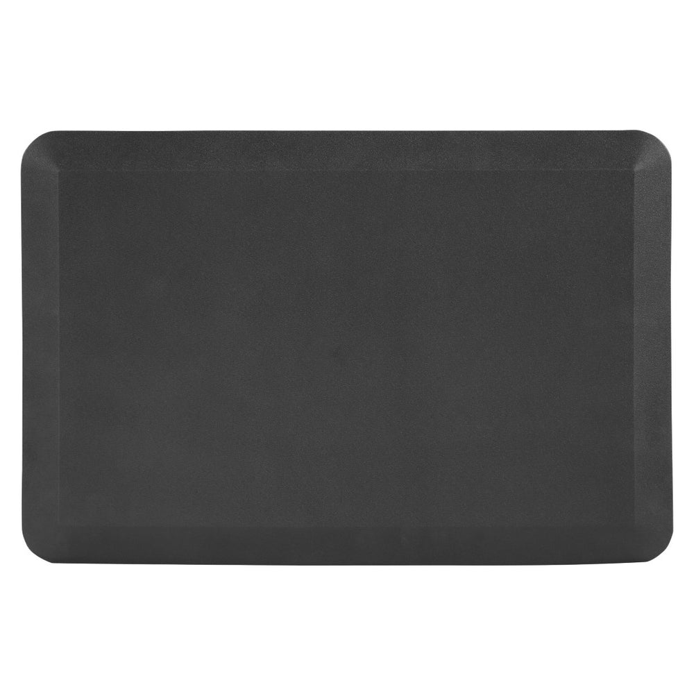 OSP Home Furnishings Black Memory Foam Anti-fatigue Standing Mat with Non-slip Base for Desk Workstations AM2030B