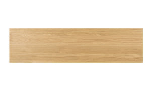 English Elm Harold Oak Finish Coffee Table with Thickened Top, Solid Pine & MDF Construction, Fully Assembled Natural 63.25 L x 19.25 W x 36.5 H B2726P246353