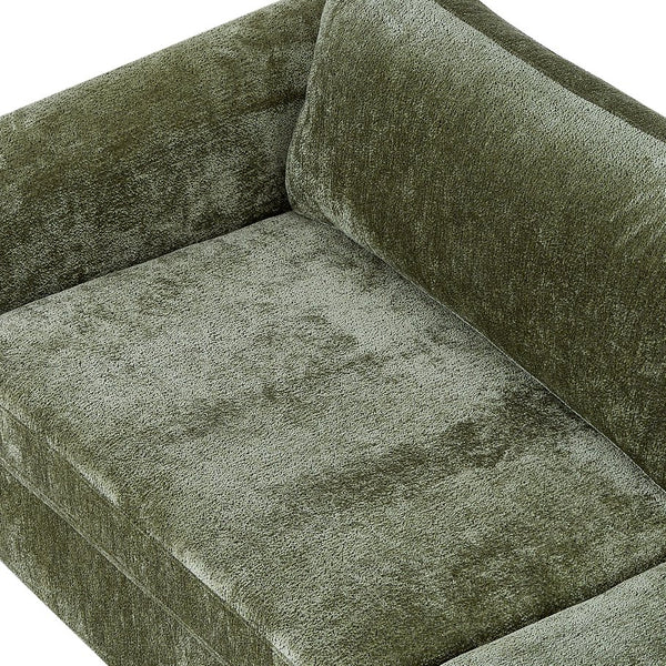 English Elm Christopher Knight Home® - 89"L Olive Green Chenille Sofa – Stylish Comfort For Compact Spaces, Durable Construction & Pillows N771P345832L_N771P345833L