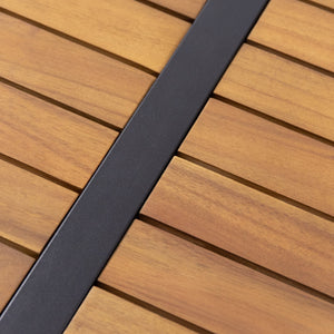 English Elm Christopher Knight Home® - THEO Iron Frame Corner Sofa with Acacia Coffee Table, Teak Accents, Water‑Resistant Cream Cushions (96) 72249.00CRM