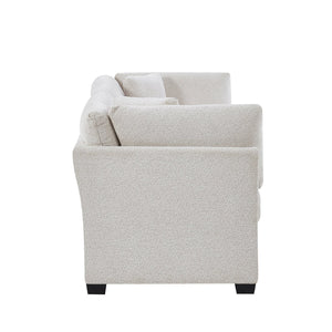 English Elm Christopher Knight Home® - 83.50" Modern Flared Arms Sofa with Chenille Upholstery, High-Density Cushions and Sturdy Legs Beige N771P345835M