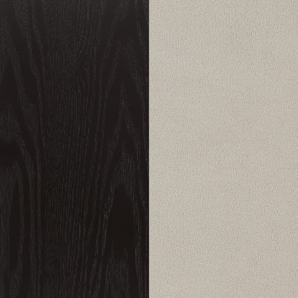 English Elm Rustic Rustic Espresso 5-Piece Marble-Top Trestle Dining Set with Oak-Veneer Base & Sand Chairs B062S01317