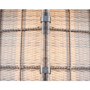 English Elm Fully Assembled 5-Piece Outdoor Wicker Sofa Set For 4 – Weather-Resistant, Modular Design & Cushions B120S00145