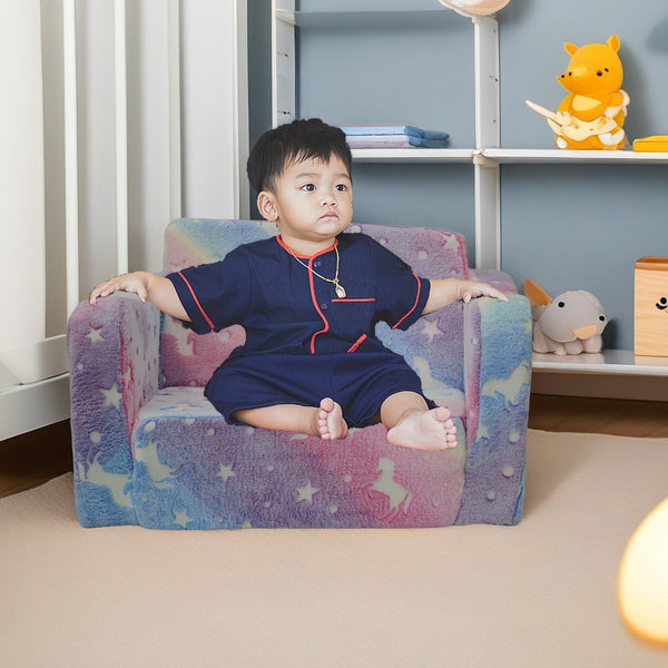 English Elm Compression Kids Sofa Pink Convertible 2-in-1 Foldable Lounger Sleeper Compact Soft Foam Seat for Small Rooms, Restores Shape in 72 Hours W1183P229937