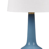 510 Design Zazie Transitional Ceramic Genie Table Lamp FB153-1187 Blue