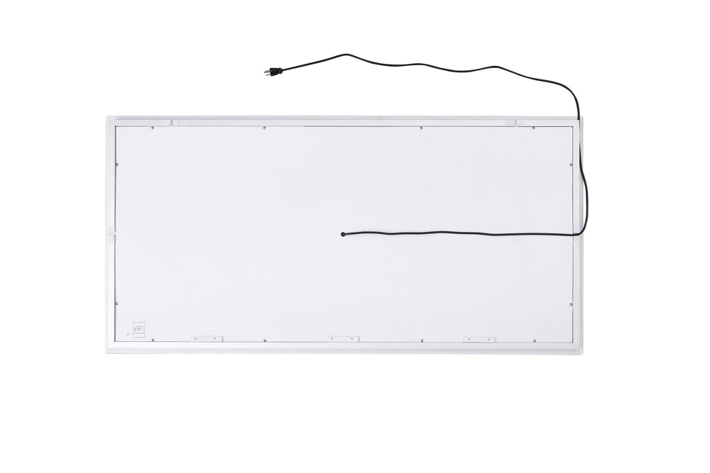 English Elm 60x30inch LED Bathroom Mirror with RGB Gradient, 3000-6000K Dimmable, Anti-Fog IP54, UL-Certified Mountable W2091P338771