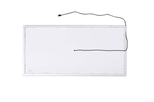 English Elm 60x30inch LED Bathroom Mirror with RGB Gradient, 3000-6000K Dimmable, Anti-Fog IP54, UL-Certified Mountable W2091P338771