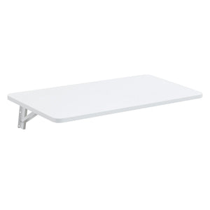 English Elm Wall Mounted Fold Down Wooden Desk Space Saving Floating Surface for Any Room W3875P434770