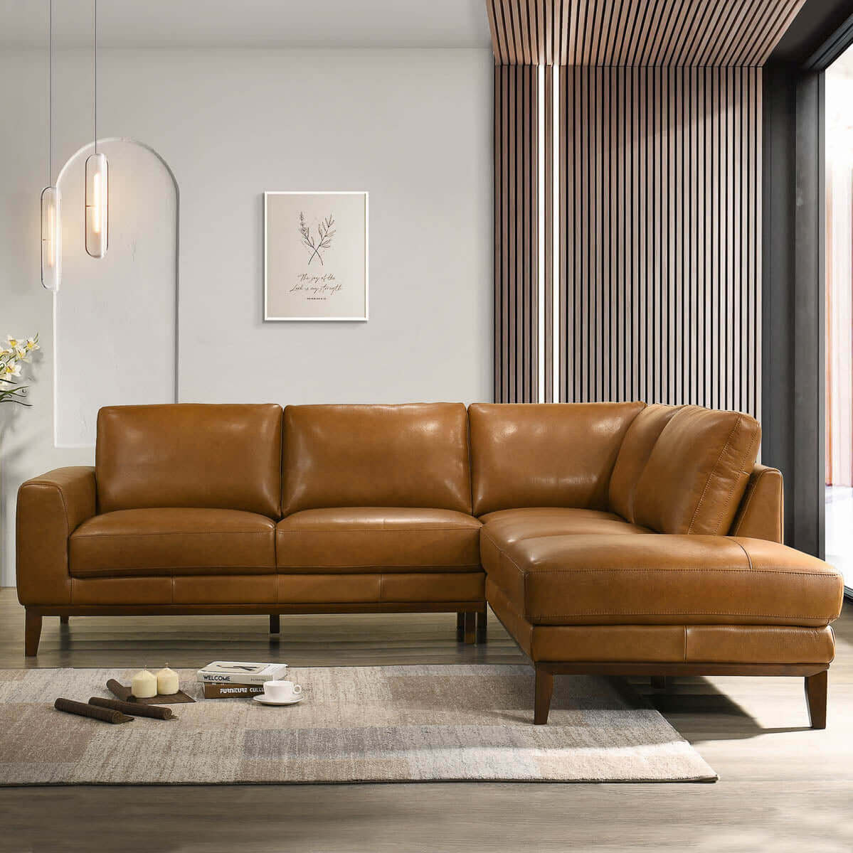 English Elm London Sectional Sofa