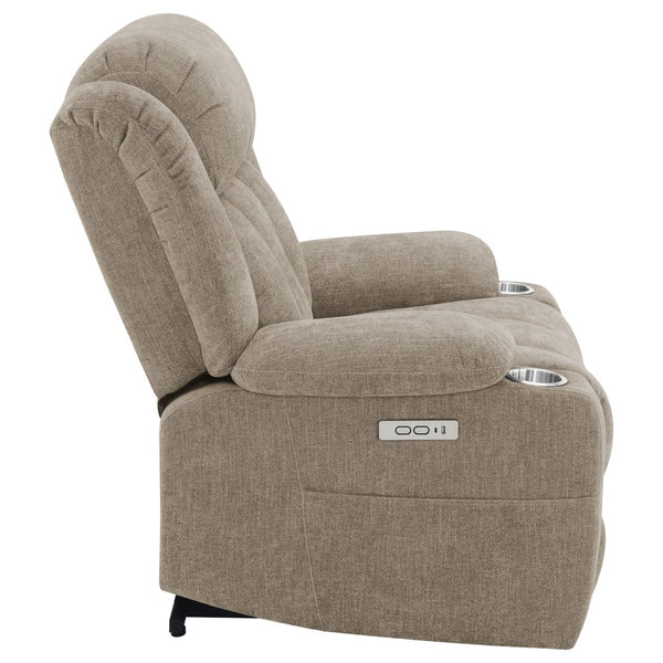 English Elm Beca Power Lift Recliner Polyester Upholstered Tufted Chair with Usb Port B062P472465