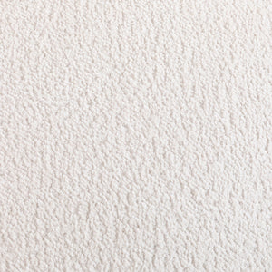 English Elm 2PCS. Accent Square Sofa Chair Bouclé Upholstered Japandi Cloud Couch Armchair Low Seat Comfort White W2664S00015