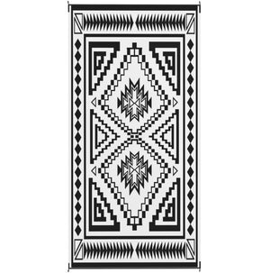 English Elm Outdoor Reversible Polypropylene Rug with Carry Bag for Patio Camping and Rv Use T3971P421004