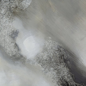 English Elm 39.4X39.4" Stormy Skies Framed Hand-Painted Wall Art - Evocative Modern Decor For Tranquil Spaces W2078P313333