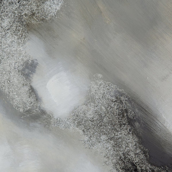 English Elm 39.4X39.4" Stormy Skies Framed Hand-Painted Wall Art - Evocative Modern Decor For Tranquil Spaces W2078P313333