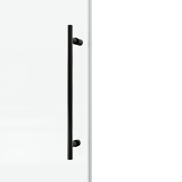 English Elm 72*76"fixed Sliding Frameless Shower Door 10mm Tempered Glass Stainless Steel Spa Bath T3177P320606