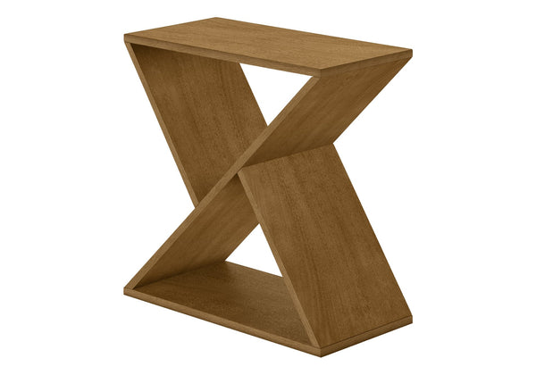 English Elm Accent Table - Contemporary Taupe-Brown Veneer, Narrow Side Table For Small Spaces & Stylish Storage B2710P219485