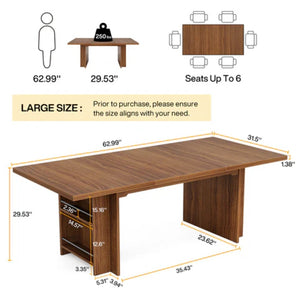 English Elm Practical Geometric Console Table with Matte Black Wood Grain Finish for Entryway or Sofa T3971P453336