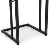 Christopher Knight Home® - Noble House - End Table( Mdf+Metal-Black-66795.00)