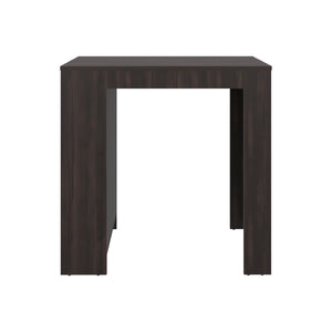 English Elm Kitchen Island with Three Open Shelves Compact Design for Small Apartments B092P474487
