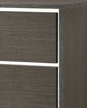 English Elm Escher Eight-Drawer Modern Oak-Style Dresser with Soft-Close Glides, Dovetail Construction, Dust-Proof Gray,Oak 54 L x 20 W x 37 H B2726P261878