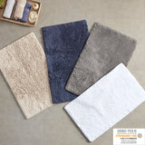 Madison Park Signature Ritzy Casual 100% Cotton Solid Tufted 2 Piece Bath Rug Set MPS72-451 White