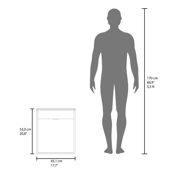English Elm White Modern Bathroom Vanity With Integrated Basin & Two-Door Storage For Compact Spaces B062P355535-GIGA