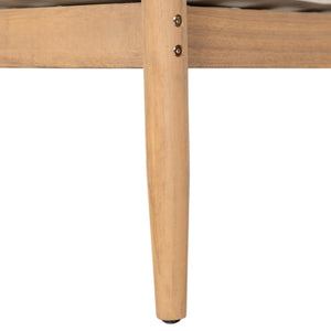 English Elm Christopher Knight Home® - Verona Outdoor Acacia Wood Loveseat With Beige Cushion, Handwoven Rope Detail For Stylish Comfort N775P309257A