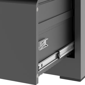 English Elm 2 Drawer Lateral File Cabinet With Lock - Durable Steel Filing Solution For Home Office Organization T2398P272106