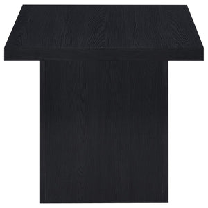 English Elm Caroline Matte Black 3 Piece Coffee and End Table Set for Modern Living Rooms B062S01597