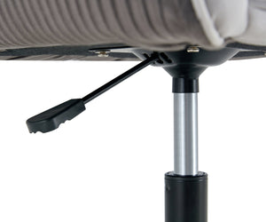 English Elm Modern Velvet Dining Chair Antique Dark Grey — Ergonomic Swivel, Metal Legs, Plush Upholstery, 360° Comfort W370P203704