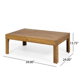 English Elm Outdoor Acacia Teak Patio Loveseat Set with Wicker Detail and Resort Style 70141.00BGE