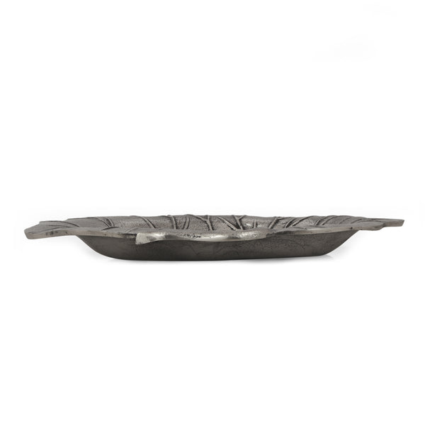 English Elm Christopher Knight Home® - Platter Elegant Oval Aluminum & Glass Serving Tray with Floral Motif, Chills or Heats, Handwash Only (16.5") 71639.00
