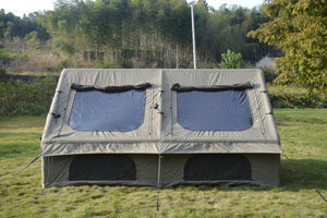 English Elm 9.8x13ft Inflatable Glamping Tent Oxford Fabric 4 Season Waterproof Family Cabin W640P244844