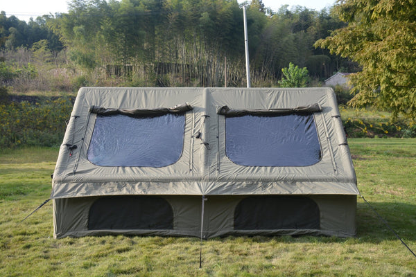 English Elm 9.8x13ft Inflatable Glamping Tent Oxford Fabric 4 Season Waterproof Family Cabin W640P244844