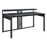 OSP Home Furnishings Adaptor 63" Gaming Desk Black