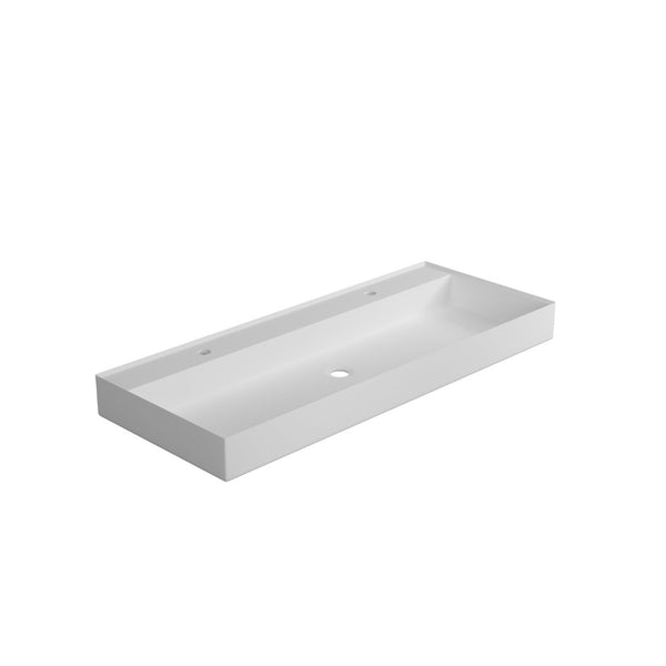 English Elm Stone Resin Seamless Basin Sink for Spa and Contemporary Bathroom Vanity Decor T3785P355771