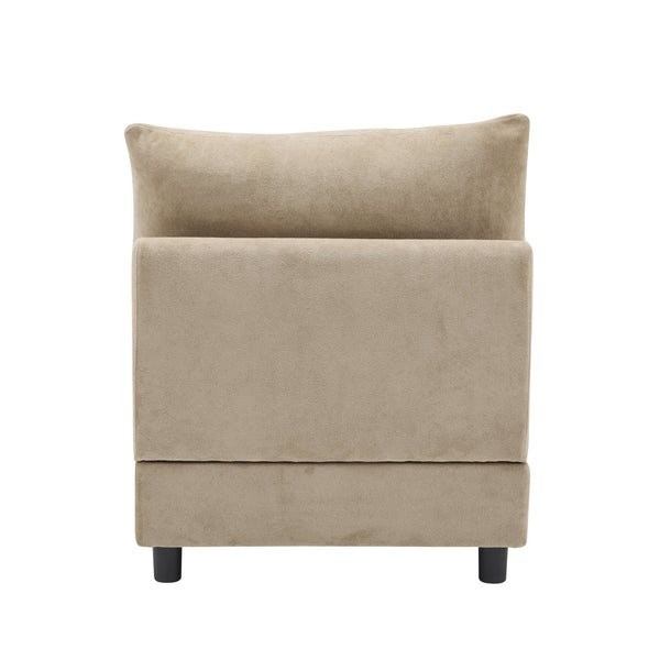 English Elm Christopher Knight Home® - 99 In. L Shaped Modular Velvet Sectional Sofa Set With Ottoman - Stylish Comfort For Any Space N773IS00004N