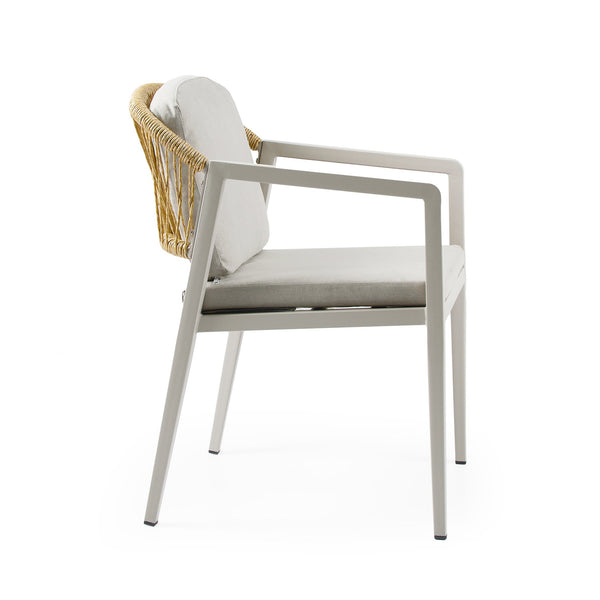 English Elm Christopher Knight Home® - Outdoor Acacia Wood Expandable Dining Set with 6 Iron Frame PE Rattan Chairs for Patio Entertaining Gray,Teak N768P182296Y_65428.00