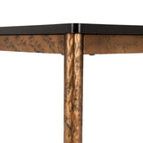 Nida Bar Table Black & Bronze 109970 Zuo Modern