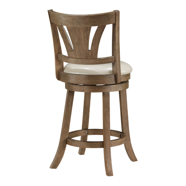 OSP Home Furnishings Miller Counter Stool Cream/Medium Oak