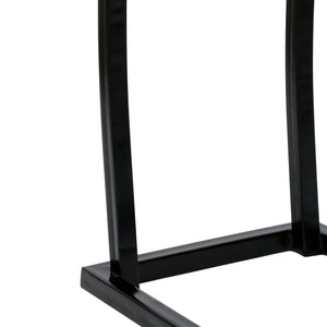 English Elm Christopher Knight Home® - C C table Honey Mango Wood C-Shape End Table with Iron Frame, Handcrafted Durable 14x18x24 Inches 70356.00