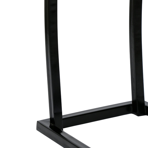 English Elm Christopher Knight Home® - C C table Honey Mango Wood C-Shape End Table with Iron Frame, Handcrafted Durable 14x18x24 Inches 70356.00