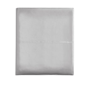 English Elm 4 Luxury Satin Twin Sheet Set - 100% Polyester, Soft Smooth 90g Finish, Deep Pocket Fit & Breathable Comfort LIGHT GREY 11.81 L x 9.84 W x 3.15 H B035P319697