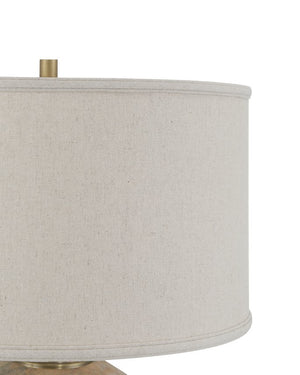 Currey & Company Kenmare Table Lamp - Rustic Terracotta Design With Antique Brown Glaze And Elegant Brass Accents Brown Terracotta 6000-1014-currey-company