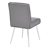 OSP Home Furnishings Amity Dining Chair Sizzle Pewter